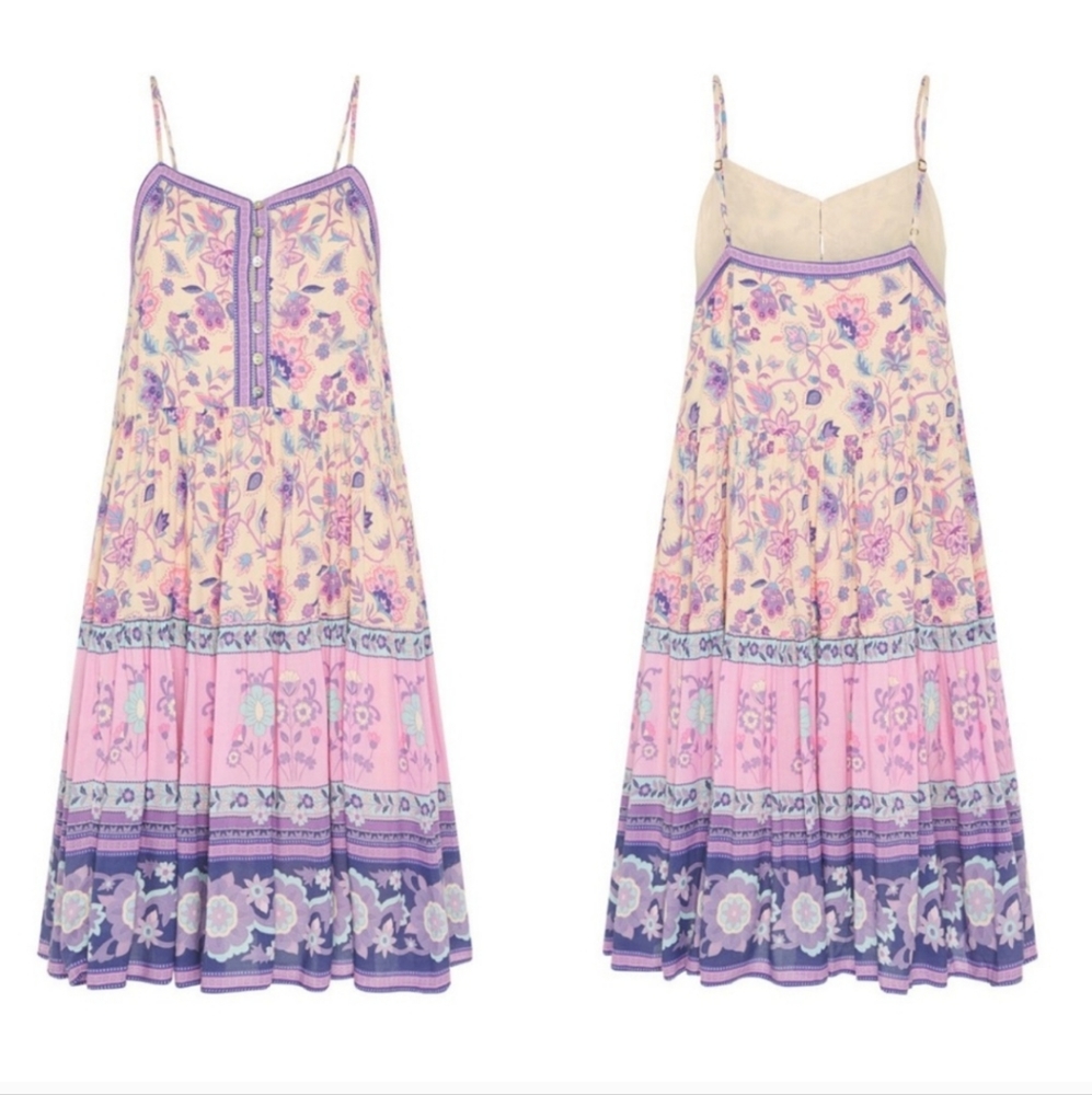 ✨️ Spell & The Gypsy Portobello Road Strappy Mini Dress NWT ✨️ - Picture 11 of 15